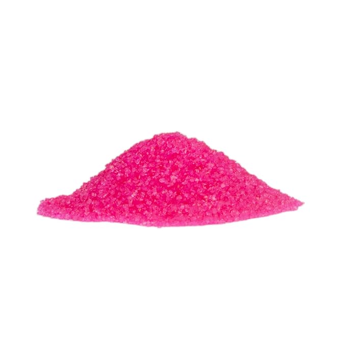 O’Creme Sugar Crystals - Coarse Sugar for Cookie Decorating - Eye-Catching Sugar Crystals – Coarse Sugar for Unique Cake Toppings, Cupcakes and Cookies – Ideal Decoration Solution - 10 Ounce Pink