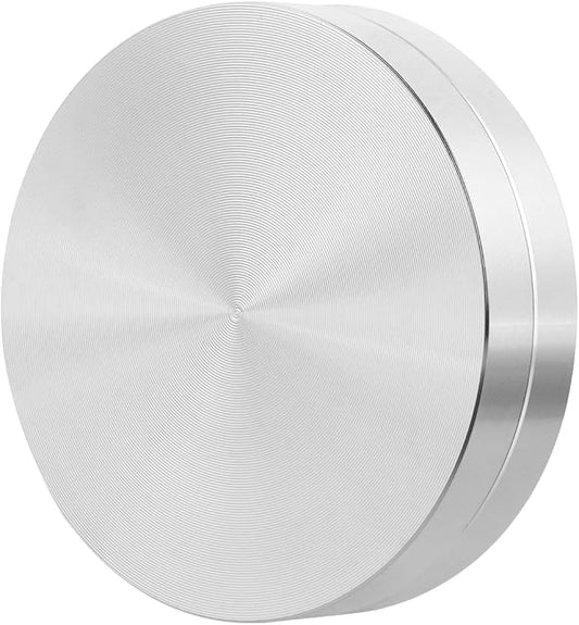 SHINEOFI Aluminum Alloy Turntable Bearing 3.14In Round Rotating Cake Stand Base for Baking Tray Swivel Display and Serving