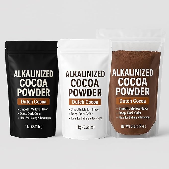 Alkalinized (Dutch-Processed) Cocoa Powder Premium, Smooth & Rich (10 lbs)-SINGLE ORIGIN DOMINICAN REPUBLIC