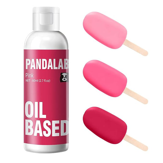Pink Oil Based Food Coloring for Chocolate, Candy Melts, Donuts, Strawberries, Frosting, Cake, Professional Edible Dye for Baking - 80 Milliliters 2.7 Fl.Oz