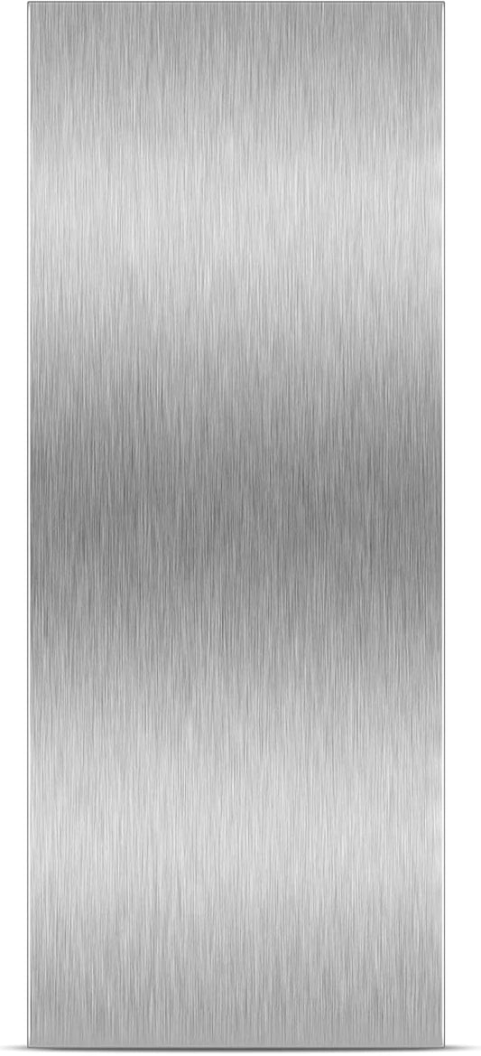 Patelai 10 Inch Stainless Steel Metal Cake Scraper Large Double Sided Patterned Stripe Edge Smoother Scraper Cake Decorating Comb Pastry Cutter for Home Kitchen Mousse Butter Cream Decor(1 Piece)