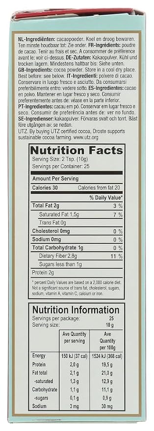 Droste Cocoa Powder, 8.8 oz (4 pack)