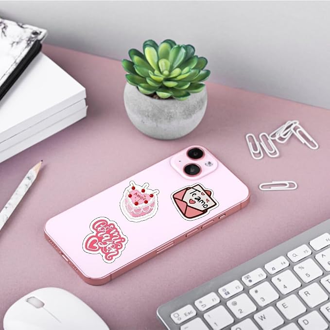 Spanish Love Stickers for Romantic Moments | Heartfelt Valentine Decals for Journals, Cards, Scrapbooks & Personalized Gifts for Phones, Laptops, Water Bottles