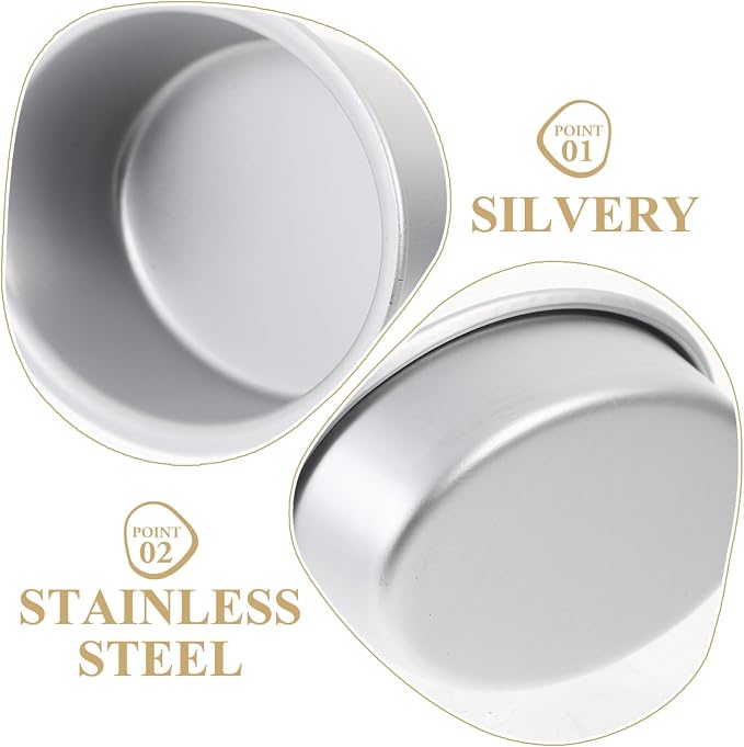 VOSAREA 10pcs Oval Cheesecake Baking Pan Cheese Pan Bread Mold Baking Tools Nonstick Molds Easy Clean Home Professional Use