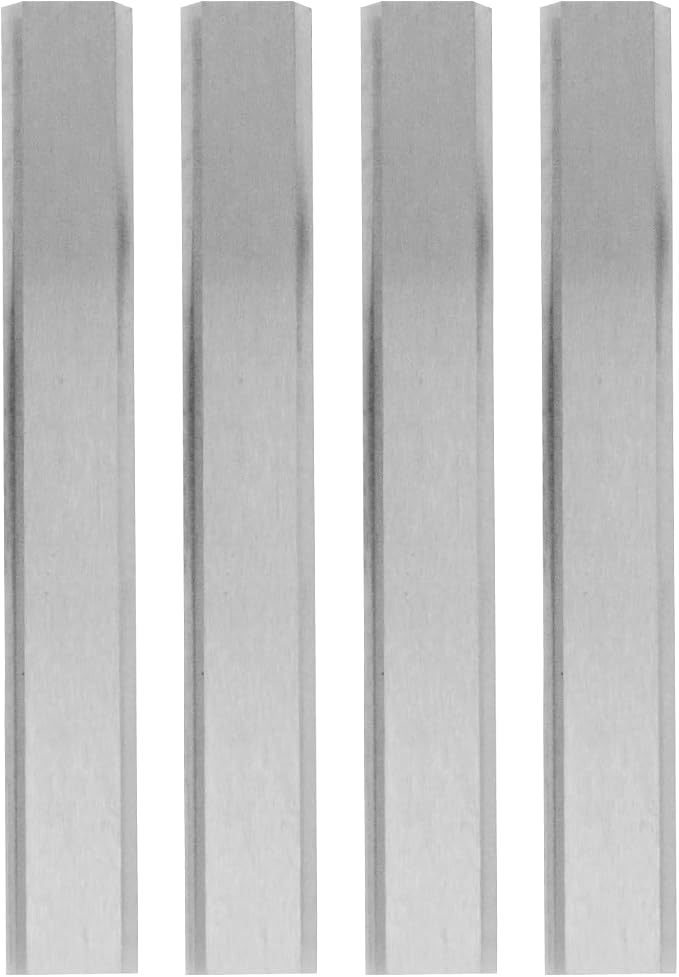 2.5" Carbide Paint Scraper Blades, Double-Edged Reversible Replacement Tungsten Steel Blades, Fit for 2.5in scraper, for Removing Paint, Wood, Glue and Grout - 4pcs