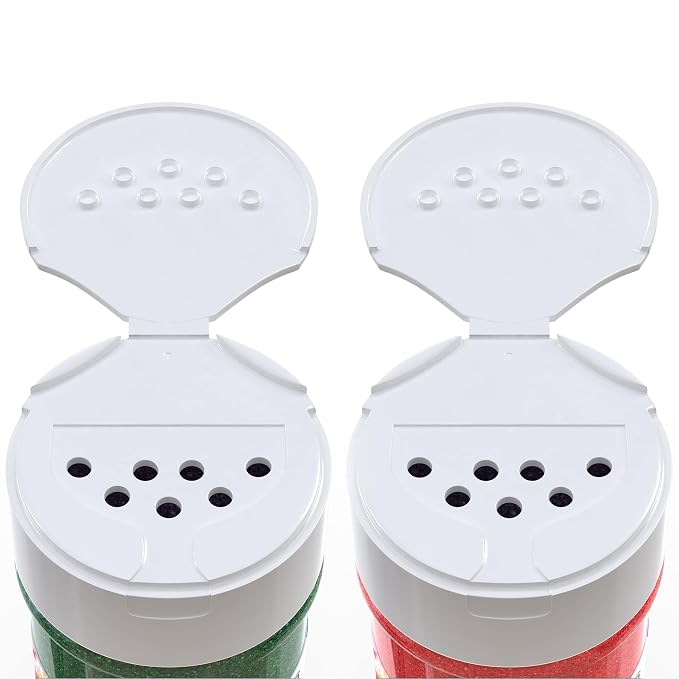 O’Creme Sanding Sugar for Cookie Decorating – Eye-Catching Christmas-Kit Sugar Crystals for Unique Cake Toppings, Cupcakes and Cookies – Ideal Decoration Solution - Red and Green, 10.5 Ounce Each