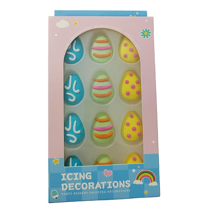 Edible Easter Sprinkles for Cake Decorating, Easter Egg Cake Decorations, Spring Sprinkles Party Cookie DIY Cake Cupcake Topper Icing Frosting Decoration