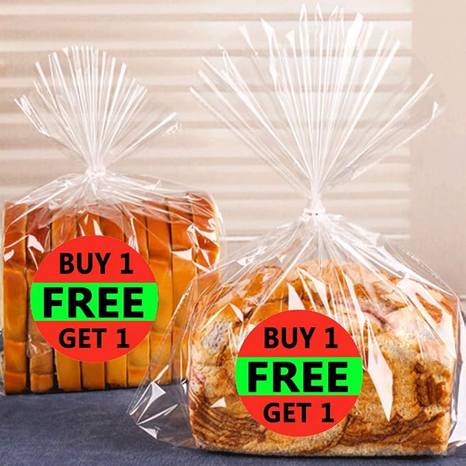 Buy One Get One Sale Retail Pricing Labels/Stickers, 1.5 inch Grocery Store Food Labels for Grocery Stores,Supermarkets,Delis,Bakeries,Convenience Stores (500Pcs)
