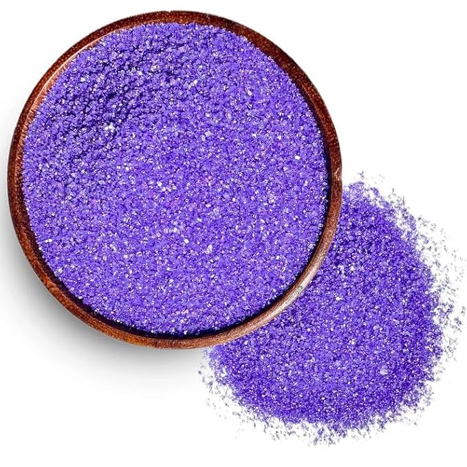 NY Spice Shop Lavender Sanding Sugar - 3 Pound Sweet Edible Sprinkles for Party Decorations, Cake, Cupcakes, Cookies Toppings & Dessert Dishes - Colorful Sugar Sprinkles for Party Favors & Baking Treats