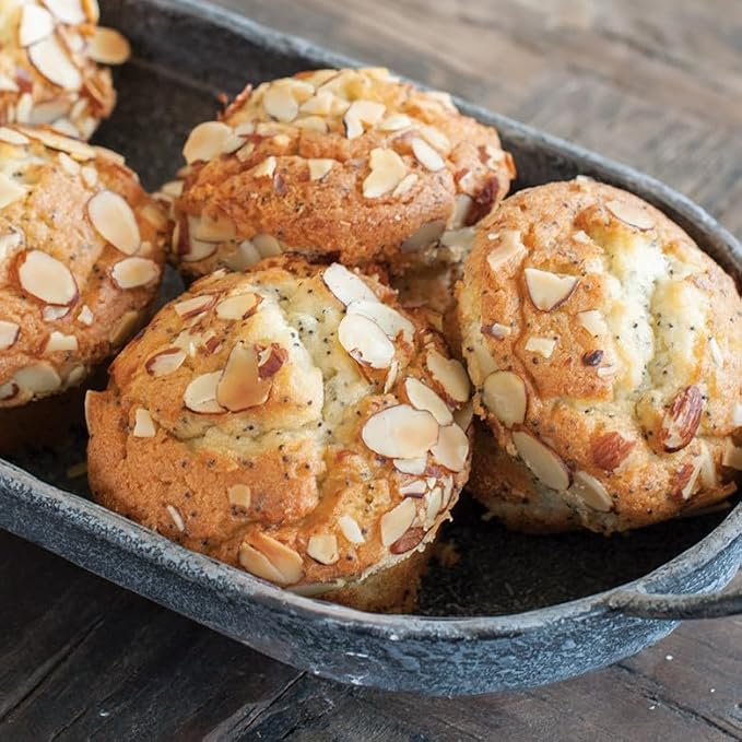 Nordic Ware Naturals Compact Muffin Pan - Natural Uncoated Aluminum, Toaster Oven and Broiler Safe