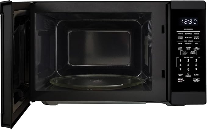 SHARP Countertop Microwave Oven with Removable 12.4" Carousel Turntable, 1100 Watt, 1.4 Cubic Feet, Black