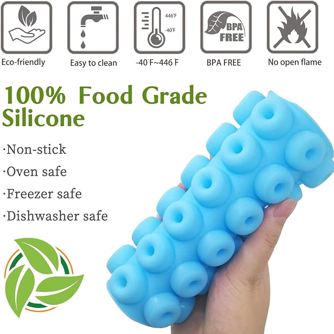 JOERSH Round Gummy Donut Molds Mini Size Silicone Candy Molds for Hard Candy, Gummy, Caramels, Chocolate, Fondant, Fruit Loop, Cereal, 192 Cavity