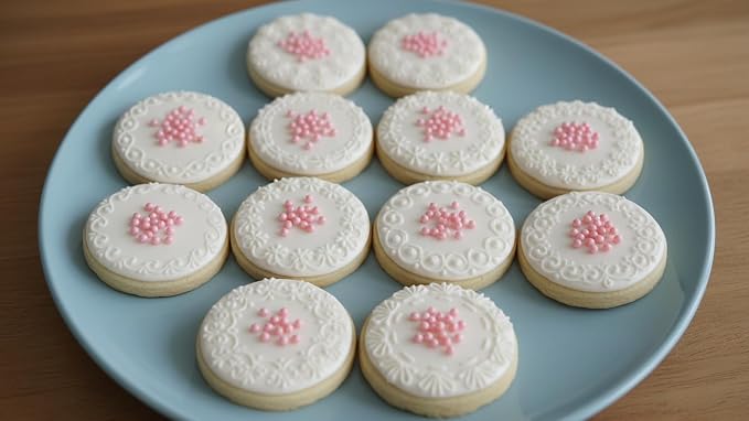NCS Pink Shimmer 4mm Edible Sugar Pearls Sprinkles – Cupcake, Cake, Cookie & Baking Decorations, 7 oz