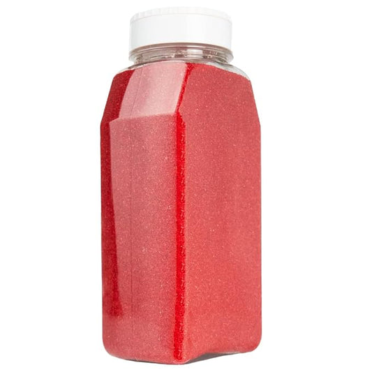 Cake Mate Bright Red Sanding Sugar for Decorating – Colored Sugar with Easy Pour Lid for Cakes, Cupcakes, Cookies, and More – Ideal for Holiday & Party Decorations - 33oz