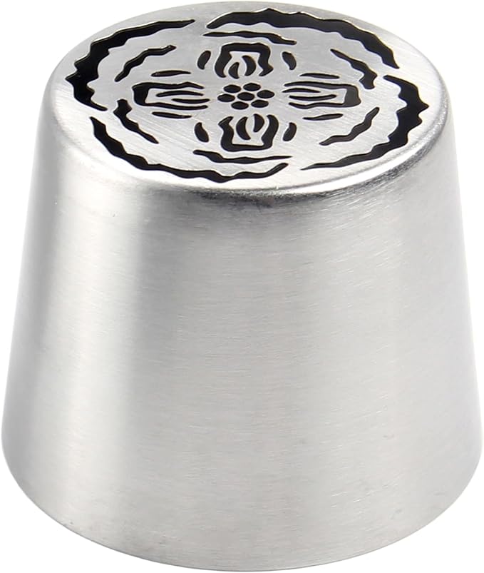 Extra Large Russian Piping Tips - Stainless Steel Flower Nozzles Set for Cake Decorating, Rose & Floral Icing Tips for Cupcakes, Cookies Professional Baking Tools (XXL, Style 67)