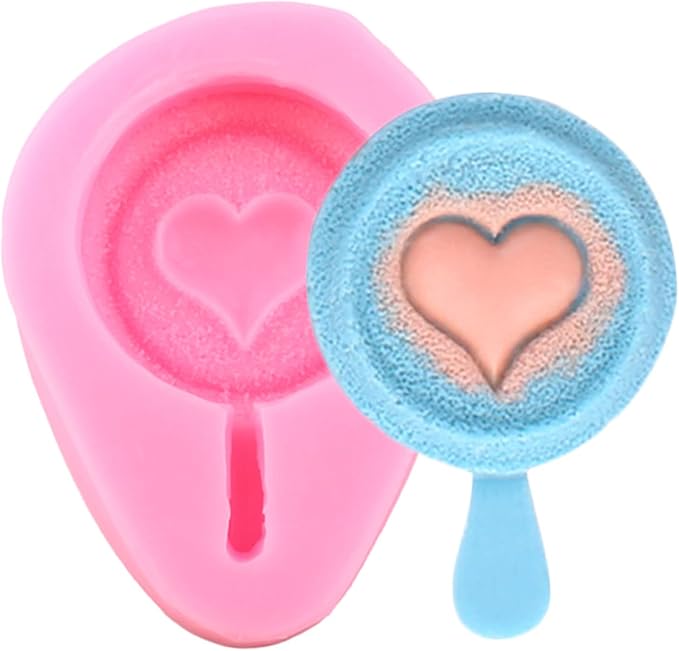 Mujiang Mini Summer Ice Cream Cone Popsicle Silicone Mold For Baby Birthday Cake Decorating Cupcake Candy Clay Chocolate Gum Paste Set Of 5