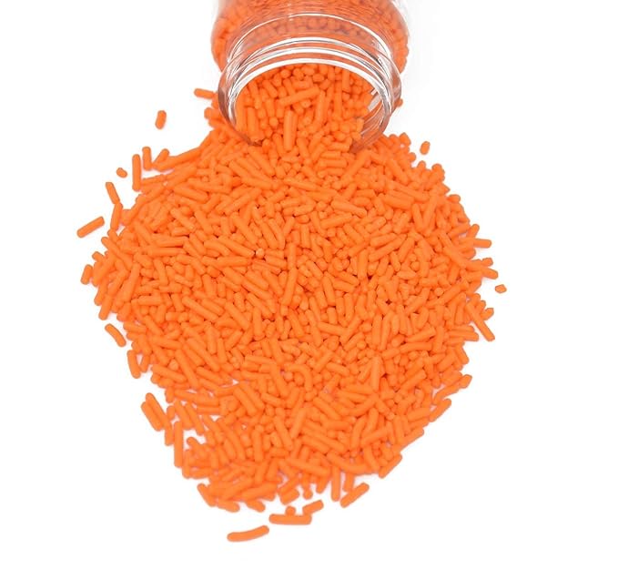 Mystic Sprinkles Solid Color Jimmy Sprinkles (Only Orange)