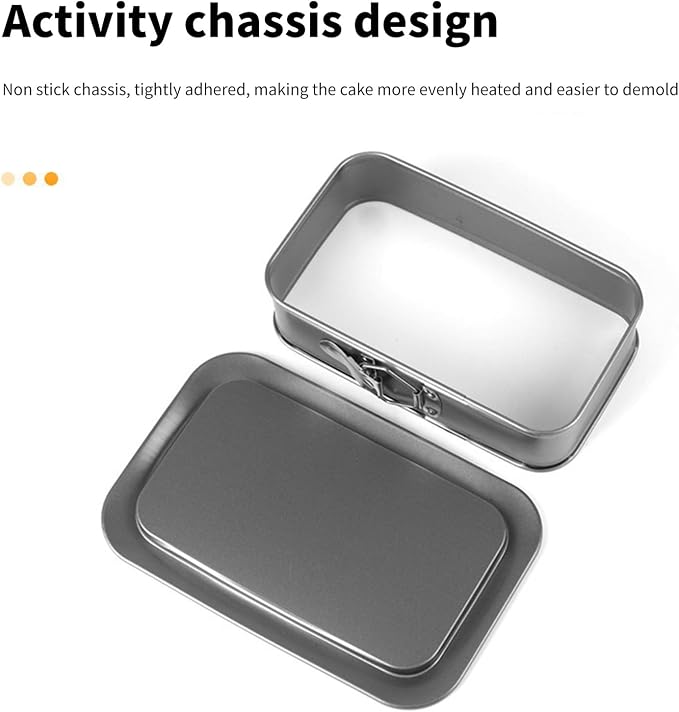 1 Nonstick Carbon Steel Springform Cake Pan Leakproof Design Oven Dishwasher Safe Baking for Desserts & Cheesecakes Nonstick Baking Pan with Locking Clasp