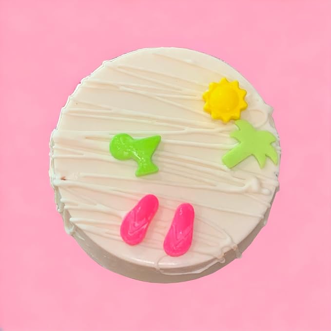 COOL MOM SPRINKLES Toes In The Sand Sprinkles (4 oz.) – Sandal, Sun, Palm Tree Sprinkles for Decorating Summer Cakes, Cupcakes, Cookies & Desserts – Mixed in the USA/Gluten-Free