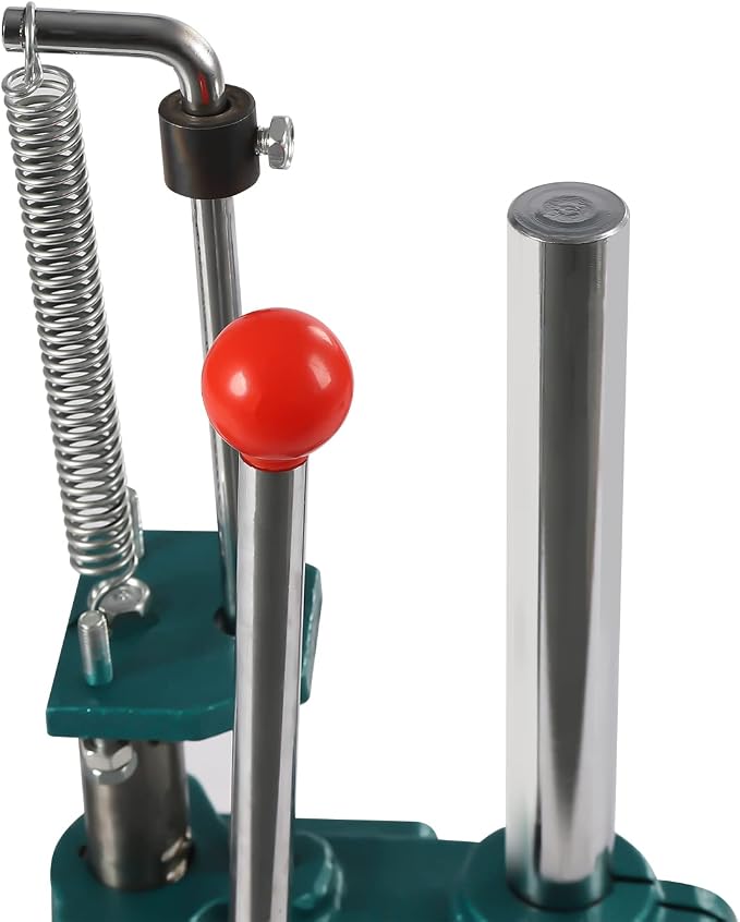 Manual Pizza Dough Press Machine，Pizza Pastry Press Machine w/Dual Plates， Household Dough Pastry Press Machine w/Cast Iron Base，Stainless-Steel Pizza Press w/ 0.2" Thick Disc .(7.9/9.5in) (9.5in)
