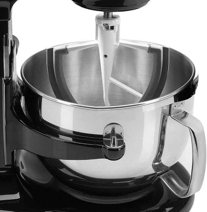 Flex Edge Beater for KitchenAid 6QT Bowl-Lift Stand Mixer, Beater with Double Silicone Edge, Mixer Paddle, Perfect 6 Quart Bowl-Lift Stand Mixer Attachment for KitchenAid, White
