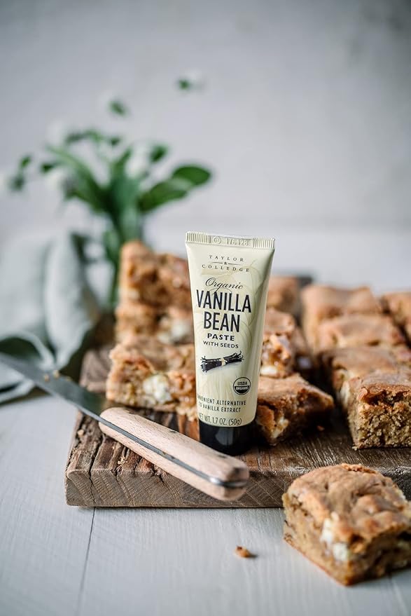 Taylor & Colledge Organic Vanilla Bean Paste with Seeds, 1.7oz Tube