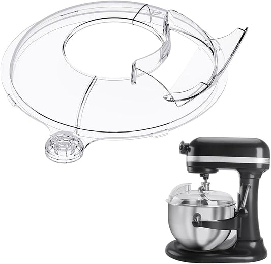 Pouring Shield for KitchenAid Stand Mixers Bowl Lift 6-7 QT Stainless Steel (Only),Safety Pouring Shield,Splatter Guard for Kitchen aid Mixer Bowl,Kitchen aid Accessories and Attachments