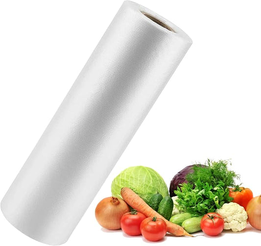 FungLam 12”×16” Clear Plastic Produce Bags Roll, Food Storage Bags for Bread, Vegetables, Fruits, Refrigerator Storage, Kitchen,350 Pcs/Roll.