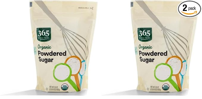 365 by Whole Foods Market, Organic Powdered Sugar, 24 Ounce (Pack of 2)