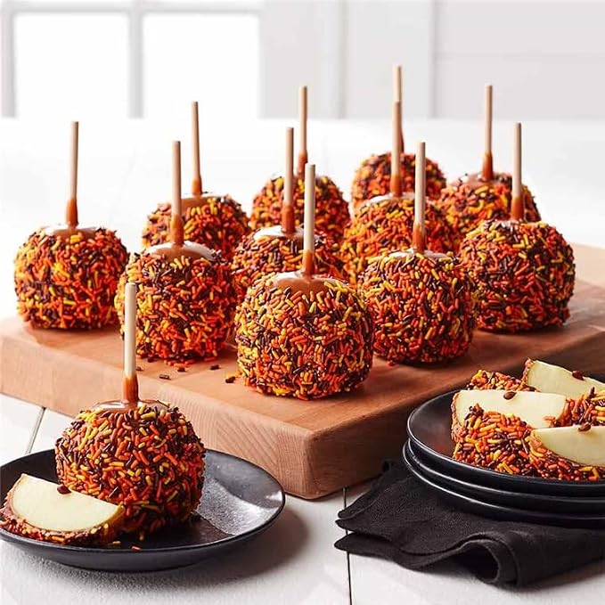 Unpretentious Orange, Yellow & Brown Sprinkles (2 Cups) Autumn Mix Jimmies, Gluten Free Sprinkles