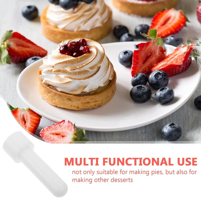 VOSAREA Press Stick Tart Shaper Tamper Pastry Dough Presser for Egg Tart Molds Waffle Cone Roller