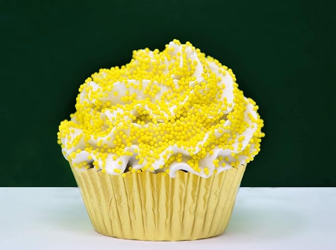 Mystic Sprinkles Solid Color Nonpareils 3.8oz Bottle (Yummy Yellow)