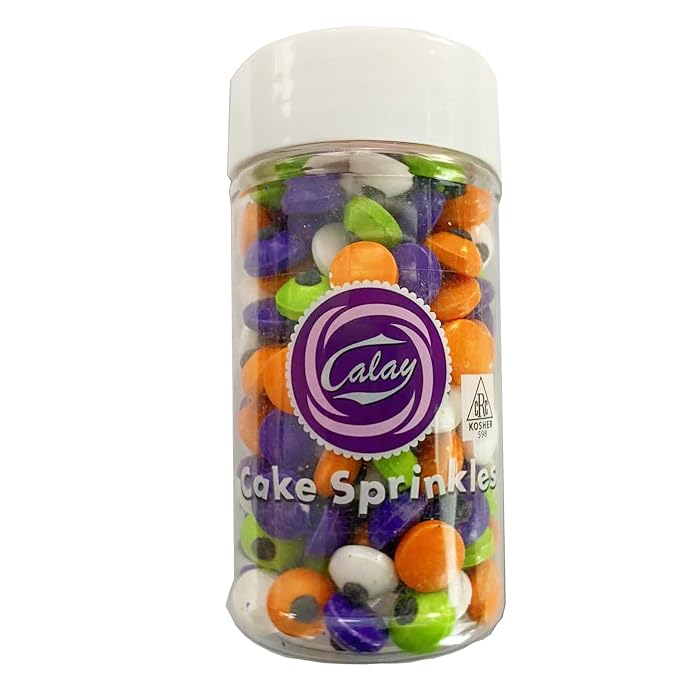 Candy Eyeballs Eyes Edible for Decorating Mix Color Dessert Sprinkles Cake Cupcakes Toppers Cookies Baking Halloween Christmas Easter Decoratings