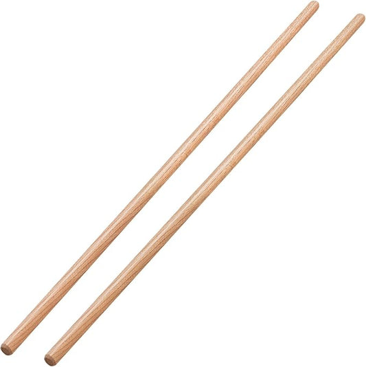 Gisafai 2 Pack Extra Long Thin Rolling Pins 3/4-inch Diameter 31 Inch /80 cm Long Wooden Baking Dough Rolling Pins Handmade for Large Baking, Pizza, Tortilla, Bread, Nut Tart