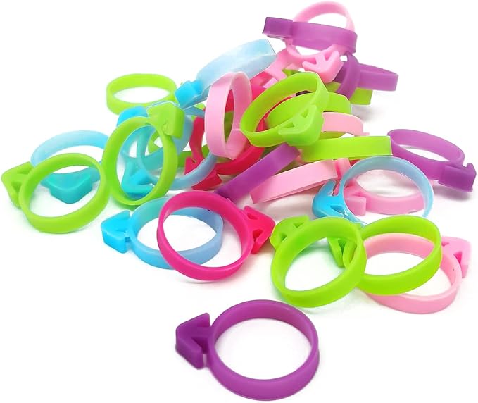 30 Pcs Pastry Bag Ties, Silicone Icing Bag Ties, Reusable Piping Bag Ties Decoration Bag Cake and Pastry Supplies Clips, Includes 5 Color. Suitable for Cupcakes Cookies and Pastry Seal (5 Color)
