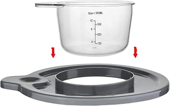 Replacement Glass Mixer Bowl with Lid and Attachments Set, 4.5-5 Qt,Compatible with Kitchenaid Tilt-Head Stand Mixers, Includes Beaters, Dough Hook, Wire Whip (Frosted color)