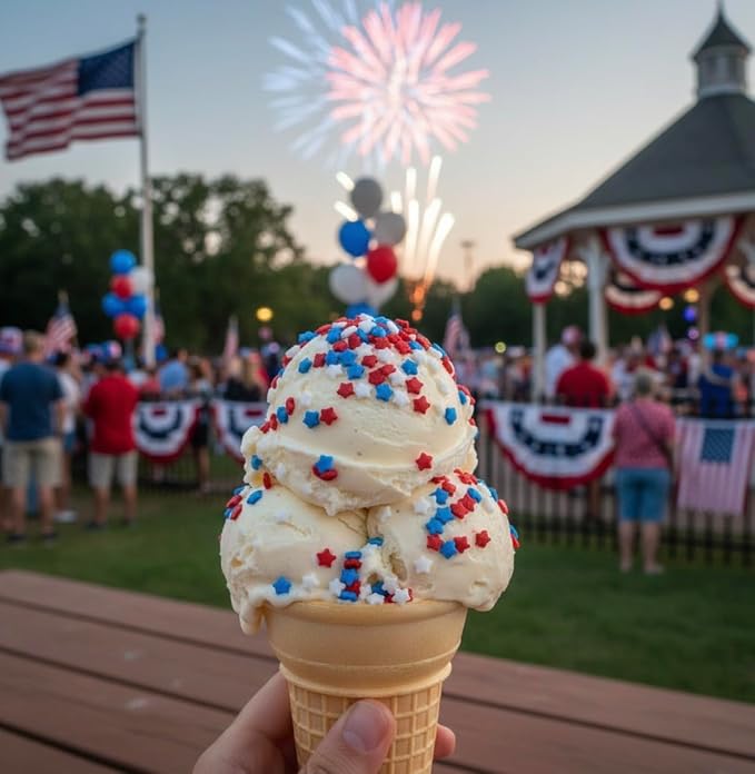 Sprinkles | Colored Sugar | Patriotic Sprinkles | Red white and blue sprinkle | Cocktail sugar | Cupcake sprinkle | Cake sprinkles | Manvscakes | 3 ounces