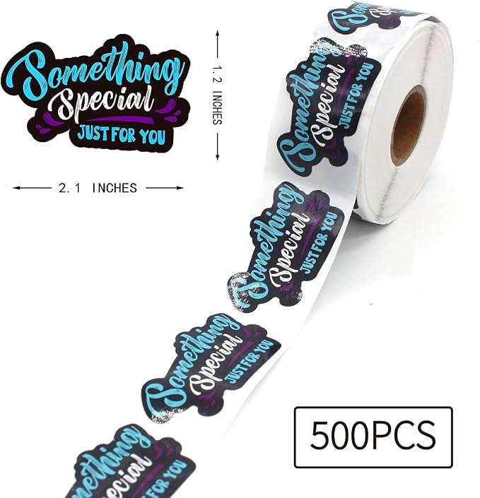 Littlefa 1.5” Something Special Just for You Stickers,Small Business Stickers Gift Bags Packaging 500 PCS