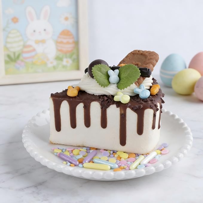Easter Sprinkles for Cake Decorating - 6.53 oz Pastel Spring Sprinkles, Edible Sugar Candy Bunny Flower for Baking, Ice Cream, Cookies, Cupcake Topper