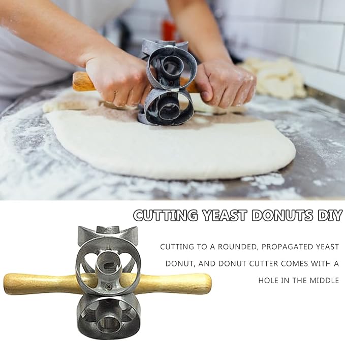 Donut Cutter | Mold,Machine Pastry Dough Baking Roller Kitchen Cooking Tools, Highly Efficient For Dessert Shops Adj