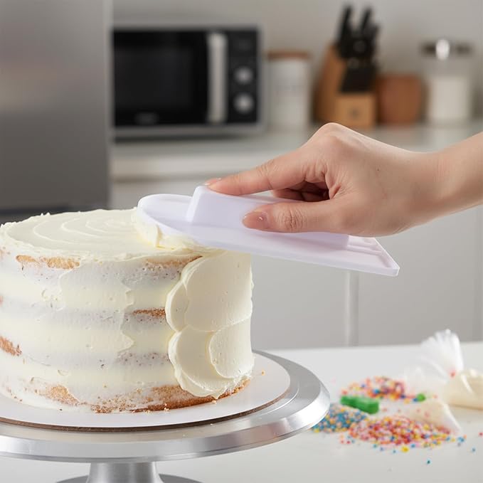 2 Pcs Fondant Smoother, Fondant Smoothing Icing Paddle Polisher Finisher Cake Decoration, 14.5 x 8 cm / 5.7" x 3.1"