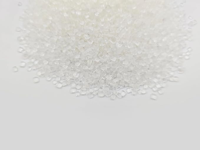 Edible Decorative 5 Ounce Coarse Crunchy Large-grained White Sanding Sugar Sprinkles for Baking, Sparkling Crystals for Cakes, Cookies, Cupcakes, Ice Cream Topping and Rimming Sugar