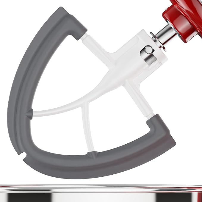 Fgreeble Flex Edge Beater Attachment for Kitchenaid Mixer 4.5-5 Quart Tilt-Head - Paddle Attachment for Kitchenaid Mixers