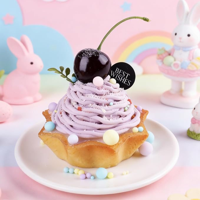 Pastel Pearl Sprinkles for Cake Decorating, 4 Sizes Sugar 130g/4.6oz, Cupcake, Ice Cream, Donuts, Macaron Toppings Supplies (2mm, 4mm, 7mm, 1cm)