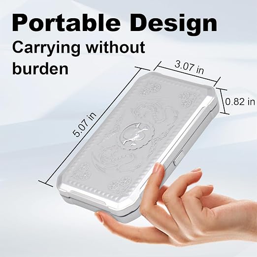 UNIWEIGH Gram Scale Punk Digital Pocket Scale,300g/0.01g Mini High Precision Jewelry Scales Digital Weight Grams and Ounces,Small Scale for Kitchen,Herb,Powder,Medicine,Food,with 50g Cal Weights