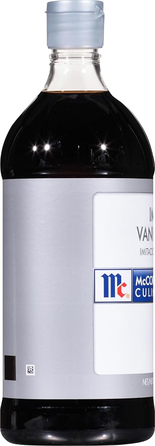McCormick Culinary Imitation Vanilla Flavoring, 32 fl oz (Pack of 6) - Six 32 Fluid Ounce Bottles of Imitation Vanilla Extract for Baking, Best for Cakes, Frostings, Desserts and More