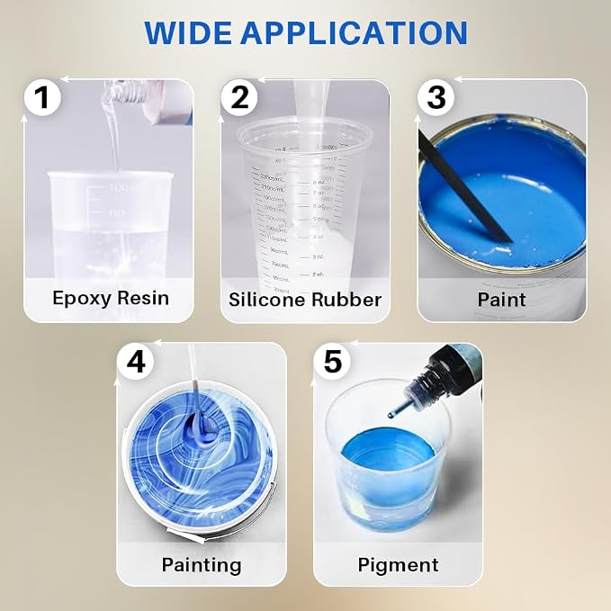 OSBANG Electric Resin Mixer with Stand, Rechargeable Epoxy Resin Mixer with Hands-Free Resin Mixer Stand for Save Your Wrist, Resin Accessories for Resin, Silicone, Resin Molds, Soap Making & More