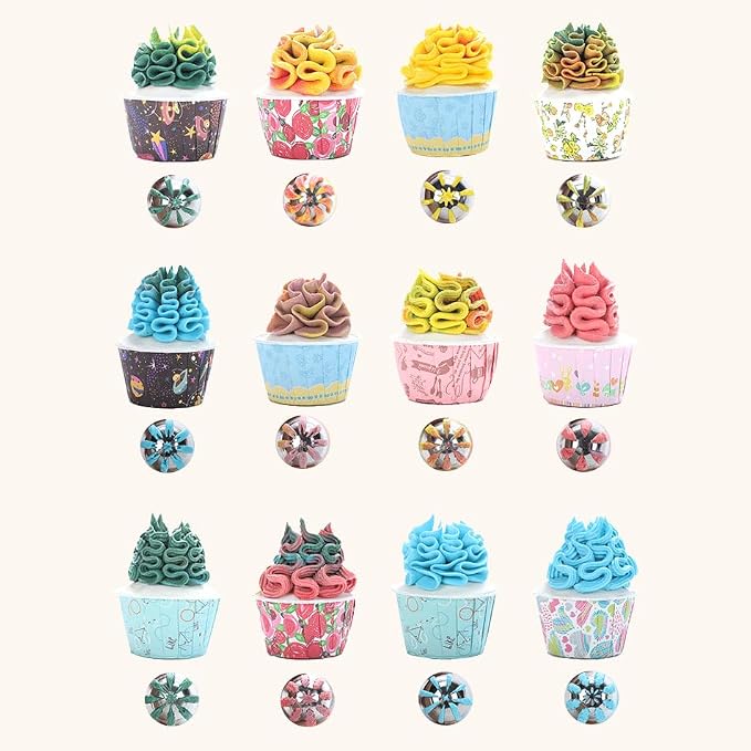 Russian Piping Tips - Professional Sphere Nozzles for Cake Decorating, Set of 10