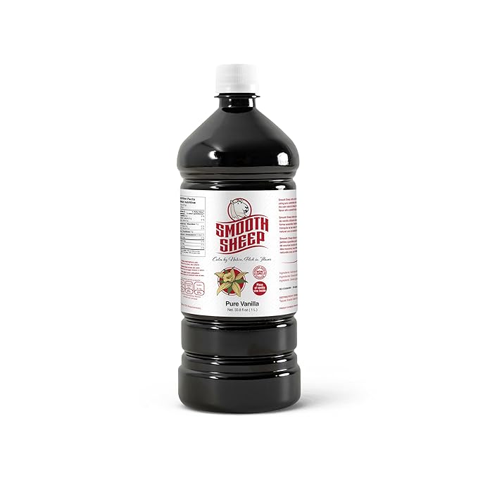 Smooth Sheep Vanilla | Mexican Vanilla for Baking and Desserts | Made with Real Vanilla Bean | Vainilla Mexicana Buena 33.8oz (1 Liter (Pack of 1))