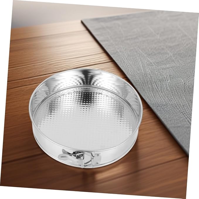 Healifty Springform Baking Pan 9-inch Stainless Steel Cheesecake Pan with Locking Spring, round Leakproof Cake Mold for Home Baking, Sturdy 304 Food-grade Cookware